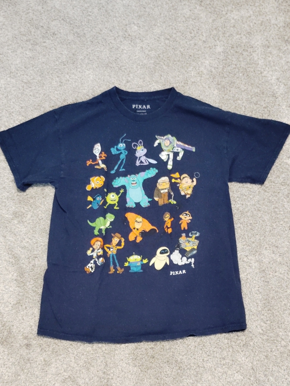 Pixar Navy Short-Sleeve Kids Graphic Tee - Favorite Characters